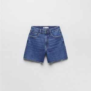 Zara Blue Denim Shorts